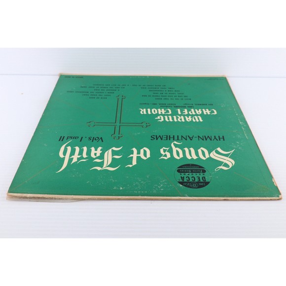 Waring Chapel Choir Songs Of Faith Hymn-Anthems Vol. I & II, LP Record DL 8039 - Picture 7 of 16